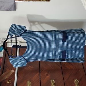 Marc by Marc Jacob's Women's Dress, Size L in Blue and White gingham print